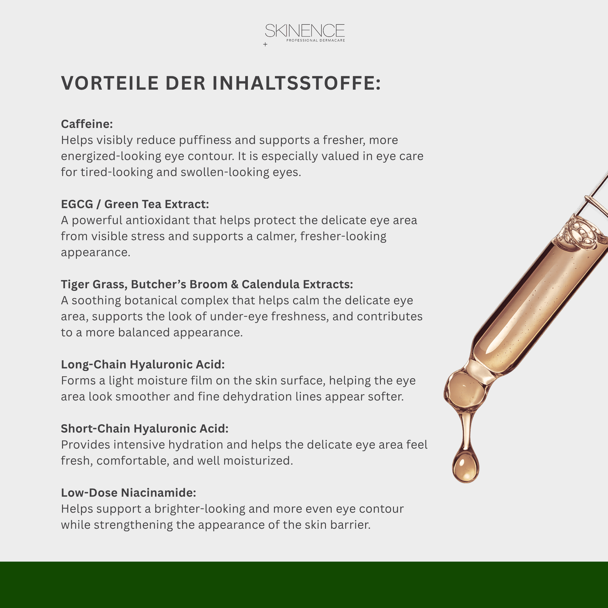 Caffeine + EGCG Eye Serum - Skinence – Professional Dermacare