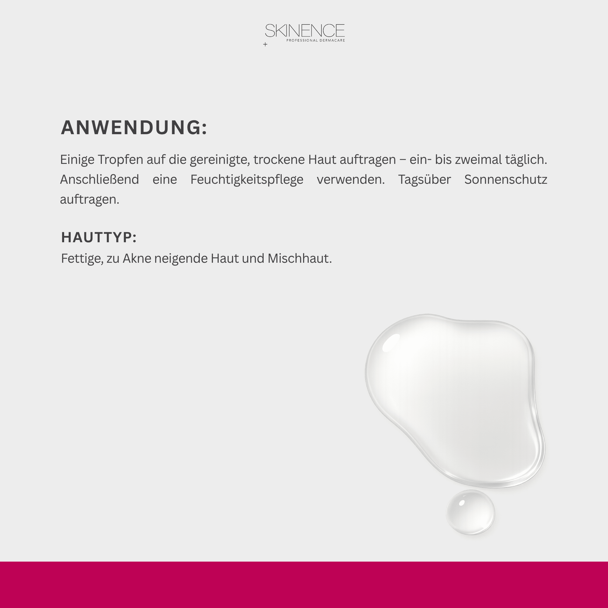 Niacinamide 10% + Zinc 1% Serum - Skinence – Professional Dermacare